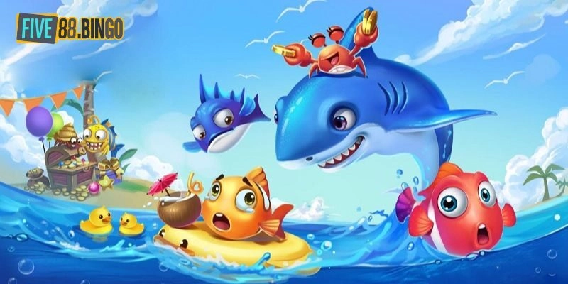 Bắn cá phá hũ bằng nhiều vũ khí khác nhau